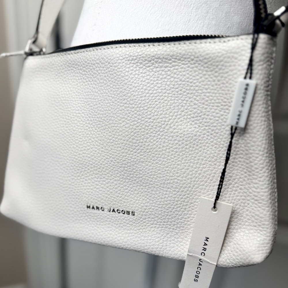 Marc Jacobs White Crossbody Bag with an Adjustable Canvas Strap - Picture 2 of 7